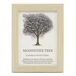 Gemstone Picture - Tree of Life - Moonstone (20x14.7x1cm) by AW Dropship UK