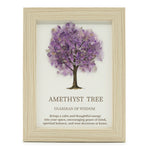 Gemstone Picture - Tree of Life - Amethyst (20x14.7x1cm) by AW Dropship UK