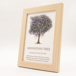 Gemstone Picture - Tree of Life - Moonstone (20x14.7x1cm) by AW Dropship UK
