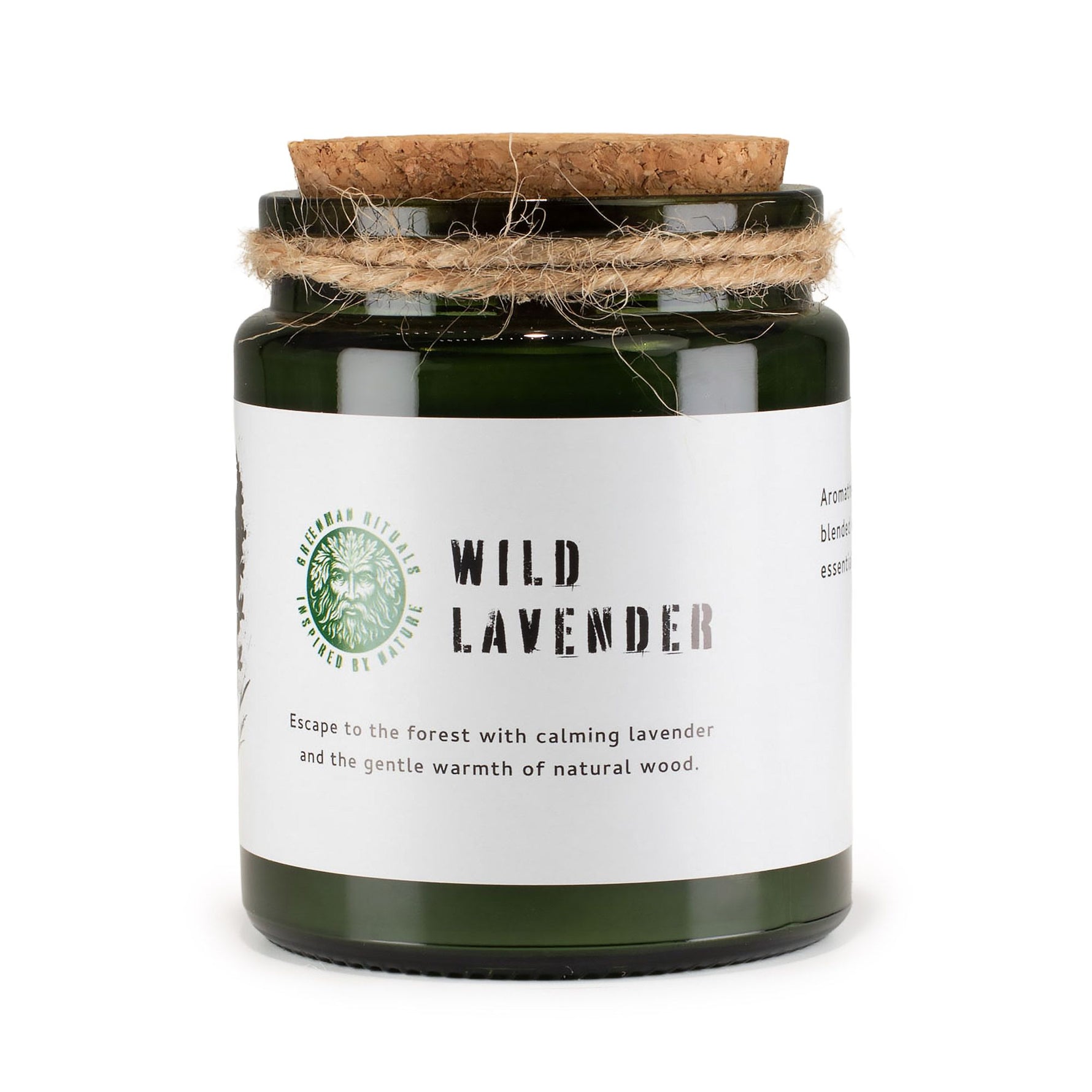 Greenman Woodwick Soy Candle - Wild Lavender by AW Dropship UK