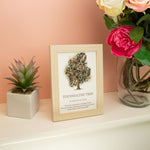 Gemstone Picture - Tree of Life - Toruraline (20x14.7x1cm) by AW Dropship UK