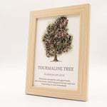 Gemstone Picture - Tree of Life - Toruraline (20x14.7x1cm) by AW Dropship UK