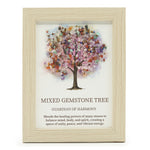 Gemstone Picture - Tree of Life - Multi (20x14.7x1cm) by AW Dropship UK