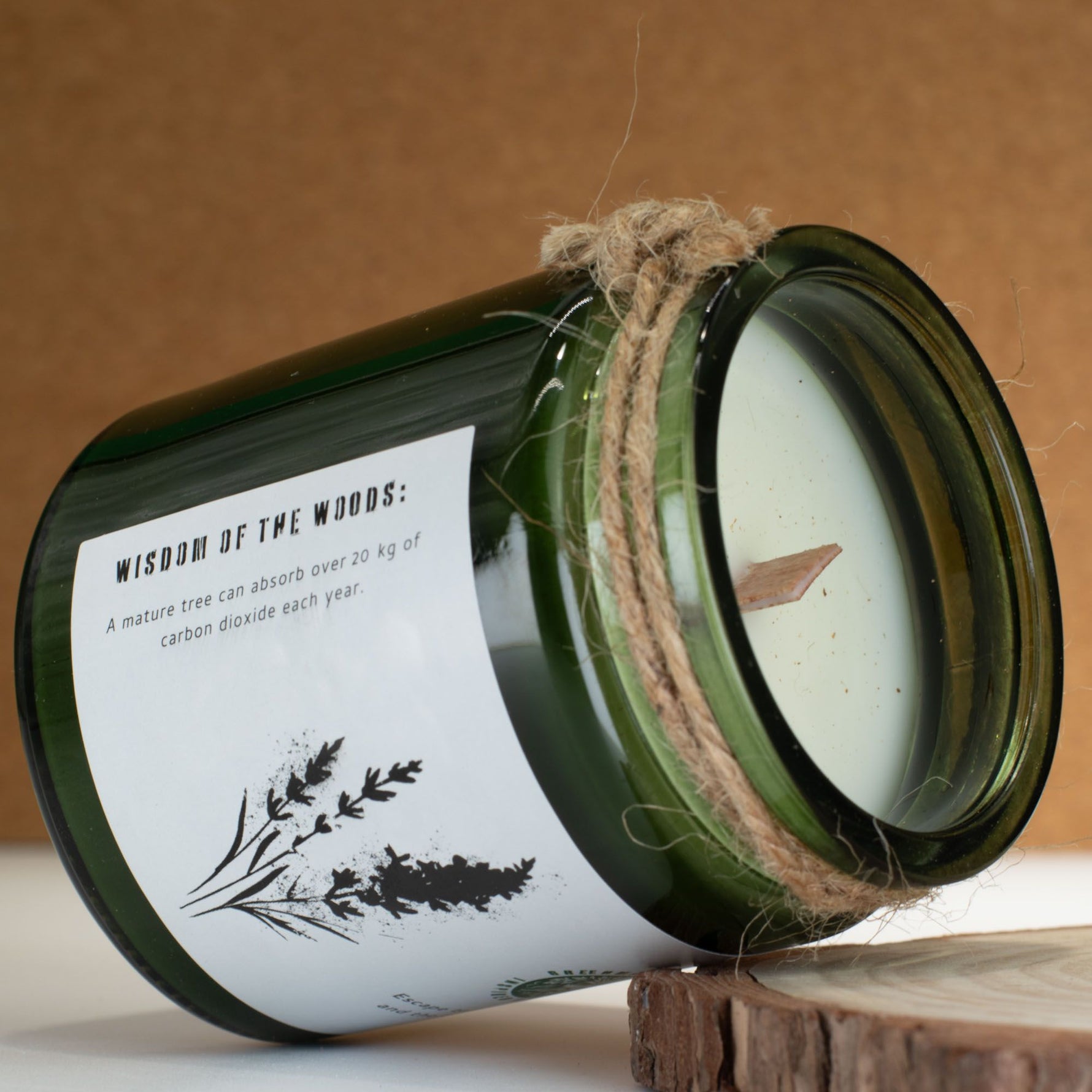 Greenman Woodwick Soy Candle - Wild Lavender by AW Dropship UK