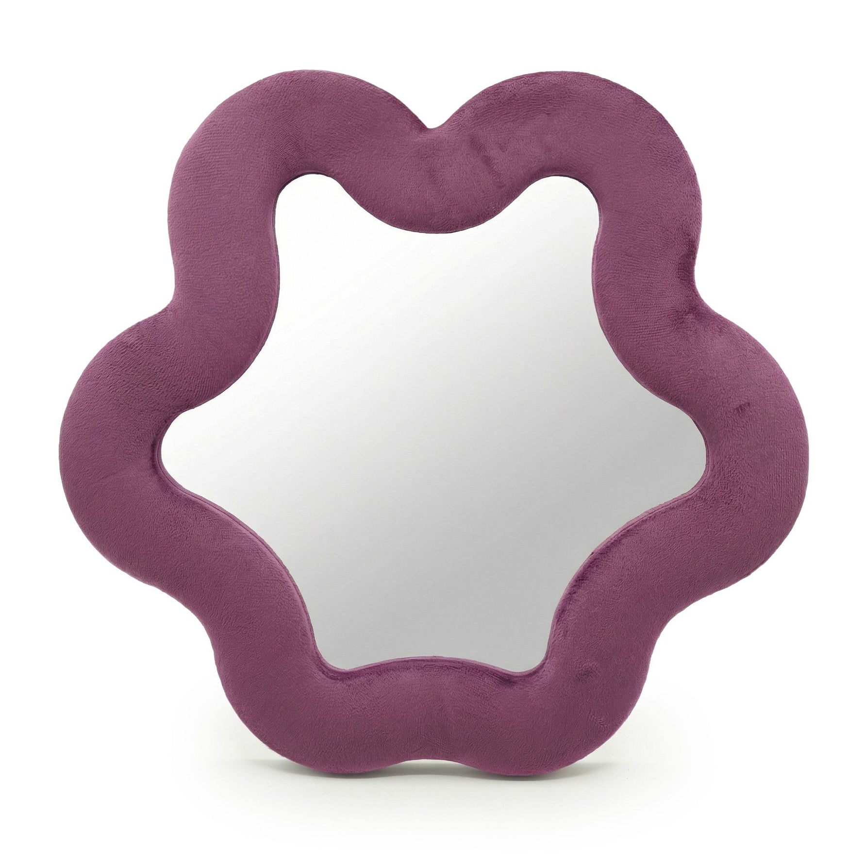 Soft Squiggly Mirror – Star – Mauve (33x31x2.3cm) by AW Dropship UK