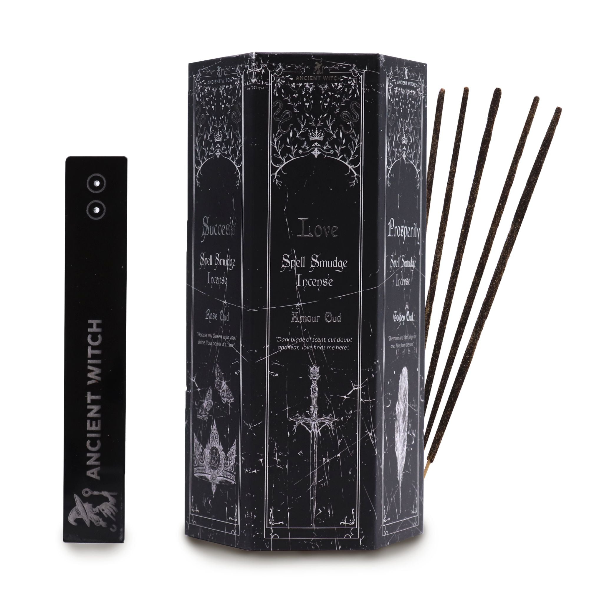 Pyramid Shape Display Incense - Set of 5 Ancient Witch Scents & Spells by AW Dropship UK