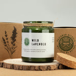 Greenman Woodwick Soy Candle - Wild Lavender by AW Dropship UK