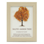 Gemstone Picture - Tree of Life - Baltic Amber (20x14.7x1cm) by AW Dropship UK
