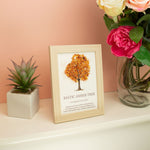 Gemstone Picture - Tree of Life - Baltic Amber (20x14.7x1cm) by AW Dropship UK