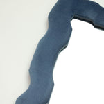 Soft Squiggly Mirror – Chunky Frame – Royal Blue (30.5x22.5x2.3cm) by AW Dropship UK