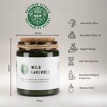 Greenman Woodwick Soy Candle - Moss & Mist by AW Dropship UK