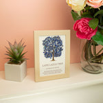 Gemstone Picture - Tree of Life - Lapiz (20x14.7x1cm) by AW Dropship UK