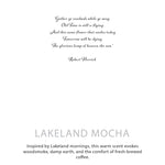 Agnes + Cat Botanical Soy Wax Candle - Lakeland Mocha by AW Dropship UK