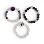 Nymph Spirit Gemstone Ring Set - Full Moon by AW Dropship UK
