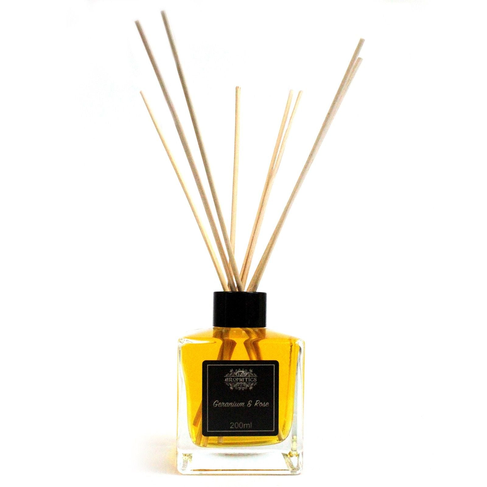 200ml Geranium & Rose Essential Oil Reed Diffuser by AW Dropship UK