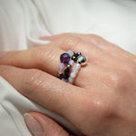 Nymph Spirit Gemstone Ring Set - Full Moon by AW Dropship UK