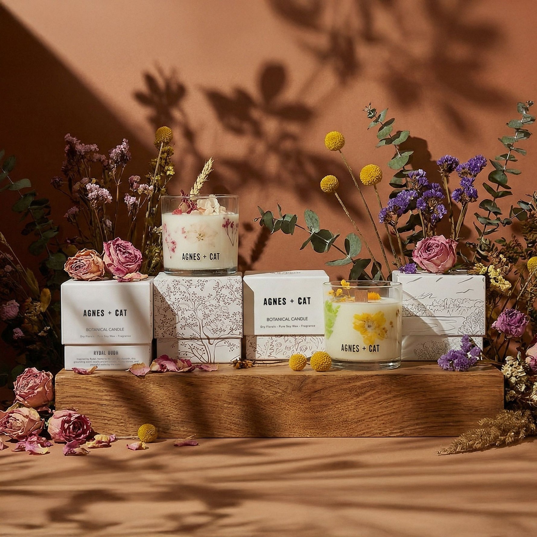 Agnes + Cat Botanical Soy Wax Candle - Lakeland Mocha by AW Dropship UK