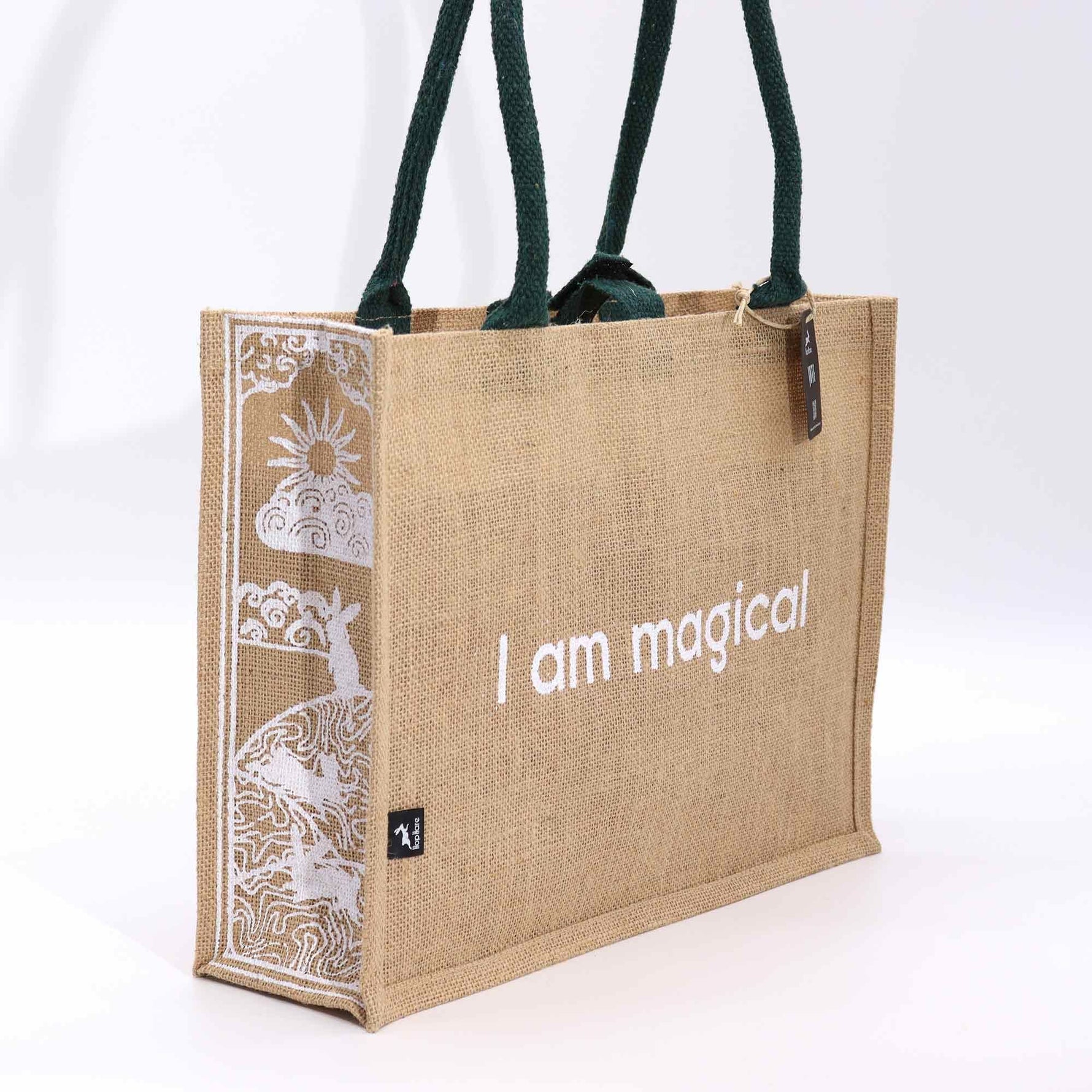Hop Hare Jute Big Bag - I am Magical by AW Dropship UK