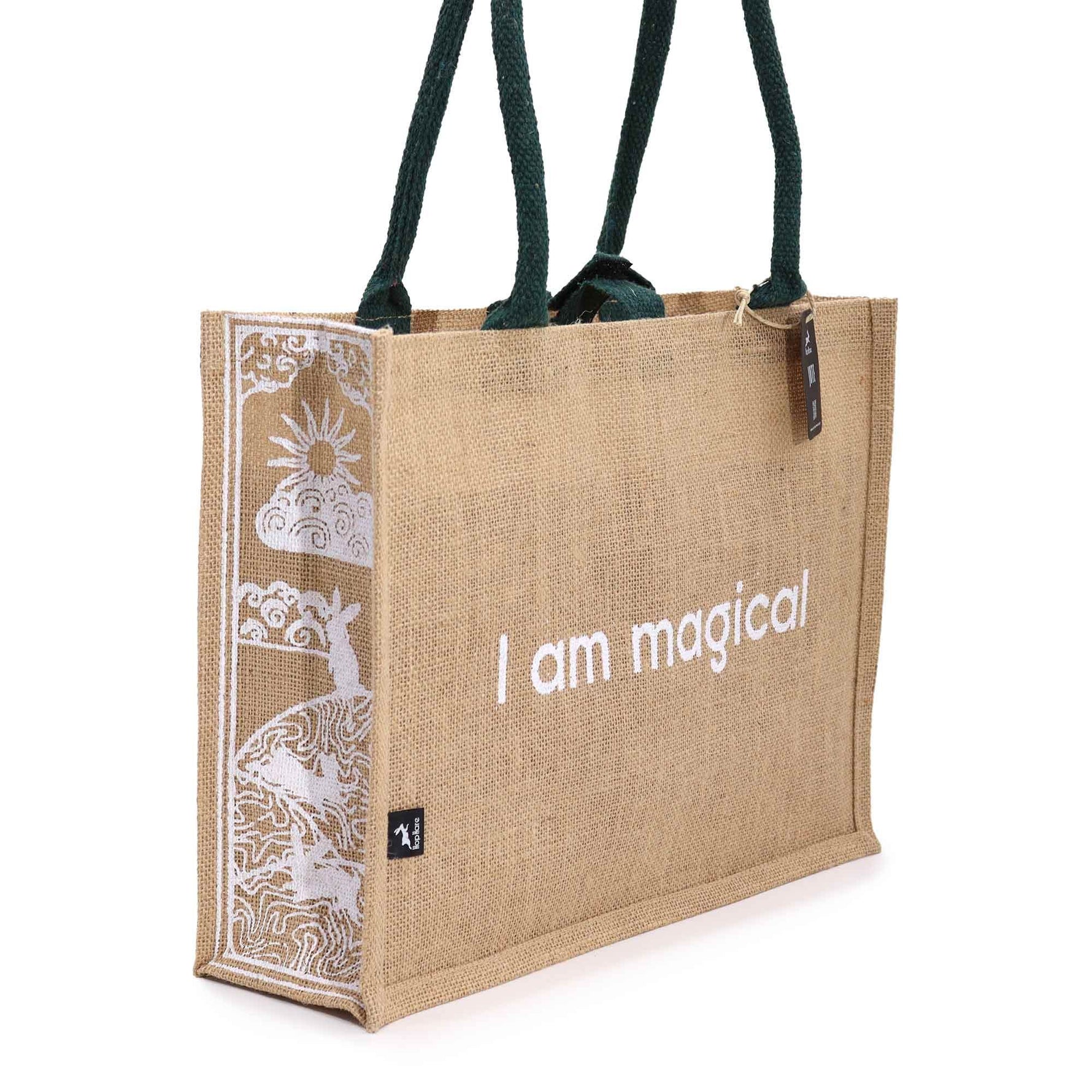 Hop Hare Jute Big Bag - I am Magical by AW Dropship UK