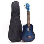 Artisan Made Ukulele - Blue Sunburst Sunburst Finish (4 String) by AW Dropship UK