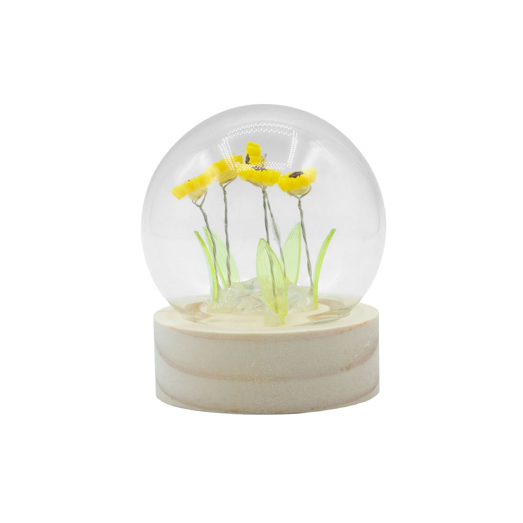 Floral Glow Garden Dome - 5 Sunflowers - LED Battery by AW Dropship UK