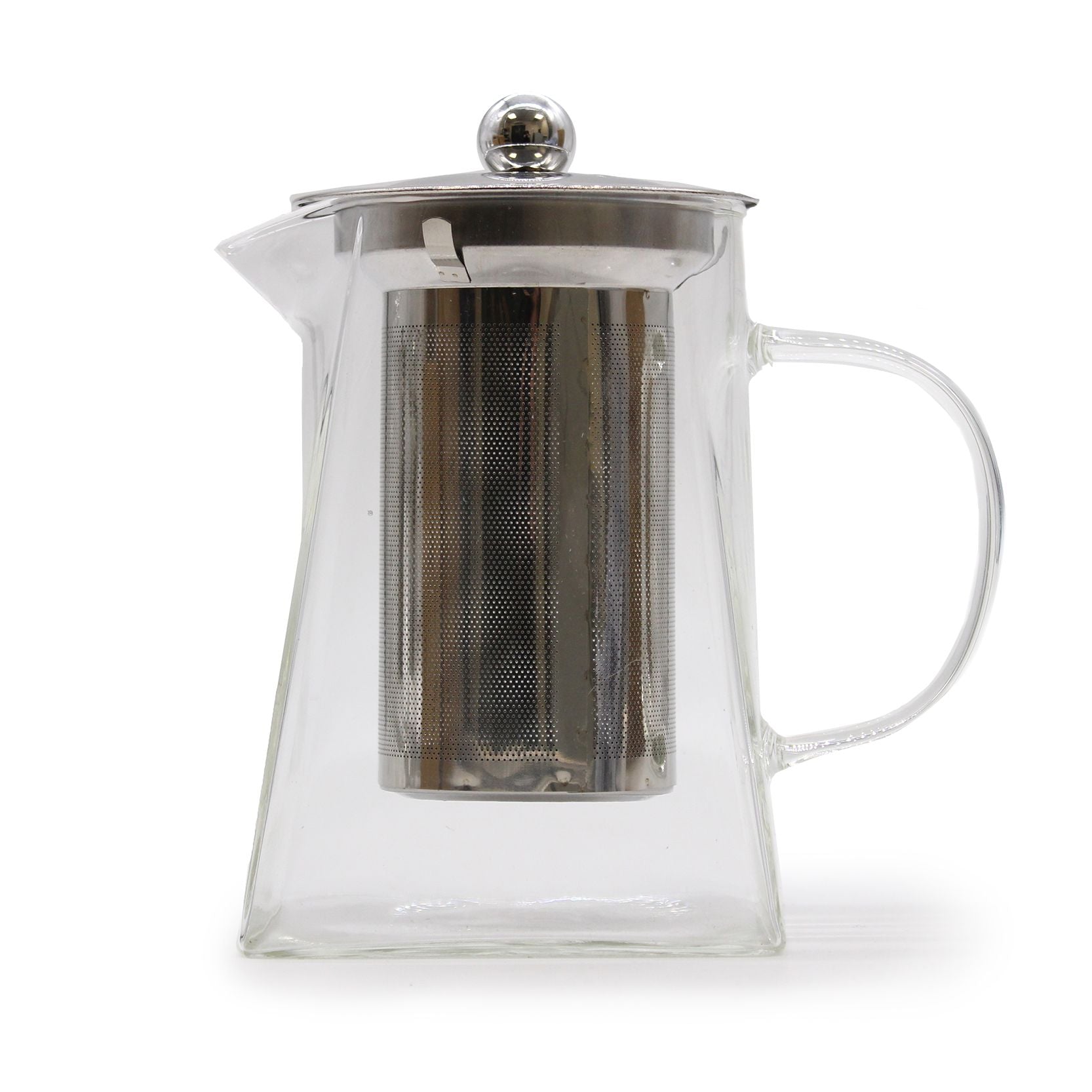 Glass Infuser Teapot - Tower Shape - 780ml by AW Dropship UK