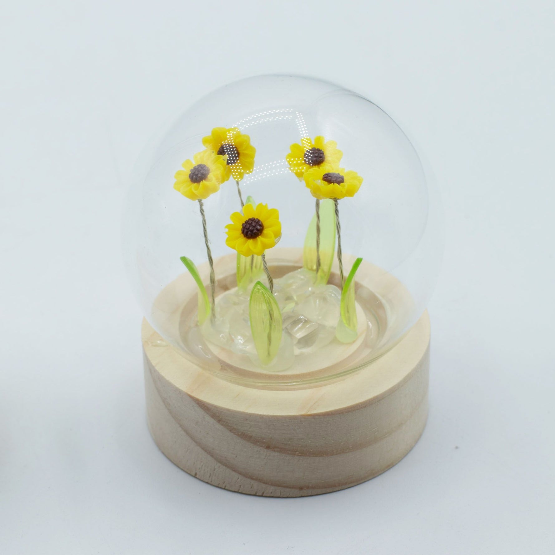 Floral Glow Garden Dome - 5 Sunflowers - LED Battery by AW Dropship UK
