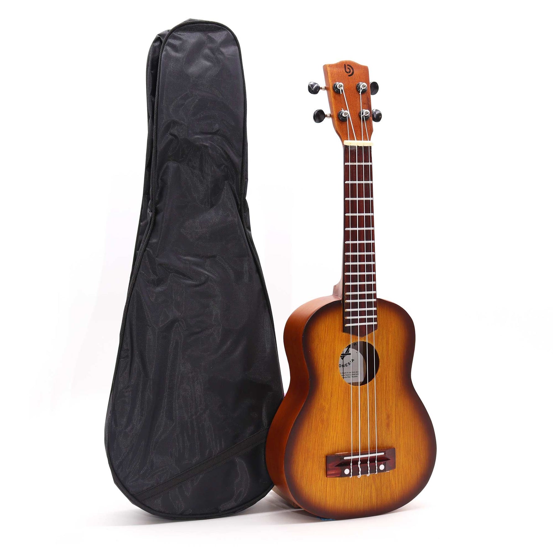 Artisan Made Ukulele - Orange Sunburst Finish (4 String) by AW Dropship UK