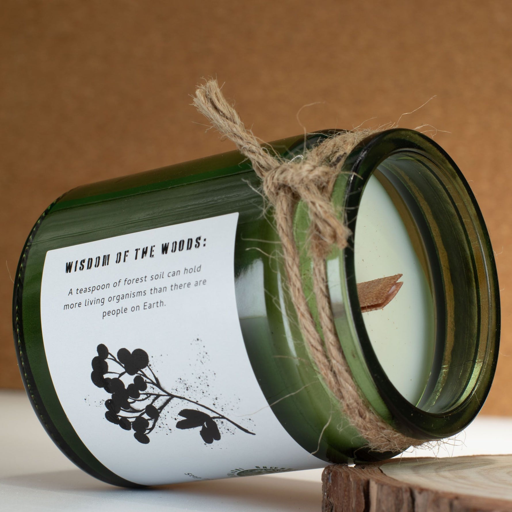 Greenman Woodwick Soy Candle - Woodland Zest by AW Dropship UK