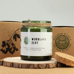 Greenman Woodwick Soy Candle - Woodland Zest by AW Dropship UK