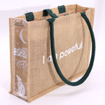 Hop Hare Jute Big Bag - I am Powerful by AW Dropship UK