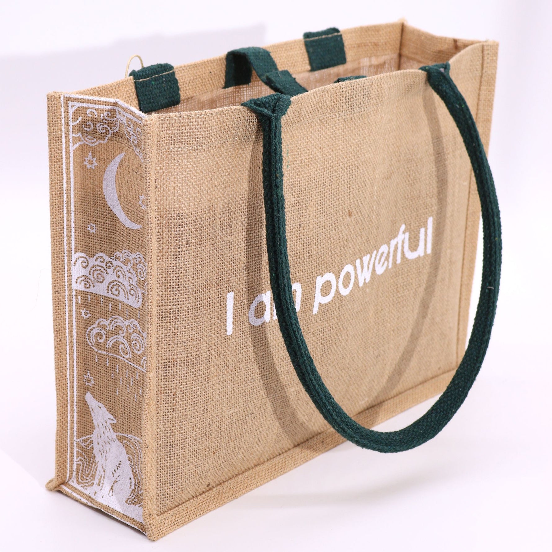 Hop Hare Jute Big Bag - I am Powerful by AW Dropship UK